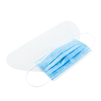 Hubei Haixin CE masques buccaux en plastique masque facial médical en plastique transparent avec bouclier pour les yeux Anti-buée adulte visière écran facial en gros