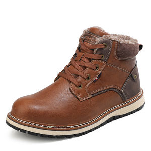 Nouveau modèle sepatu gros patinage antidérapant hanche haut unisexe cuir fourrure doc matin denim <span class=keywords><strong>bottes</strong></span> hommes femmes usine douane 2024 - Product Image 3