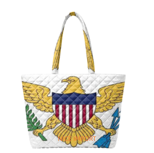 Borsa a Tracolla Trapuntata con Bandiera delle Isole Turks e Caicos, Borse da Lavoro per Signore, Borse Leggere con Apertura Superiore per Viaggi e Università - Product Image 5