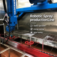 Ligne de production automatique de pulvérisation robotisée, machine de séchage et de revêtement UV IR pour pièces automobiles