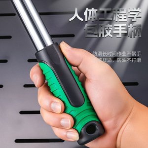 Adjustable Ratchet Wrench Set Metric Industrial Grade Chromium Vanadium Steel Anti-Slip Handle Extended 72-Tooth Quick Release - Product Image 4