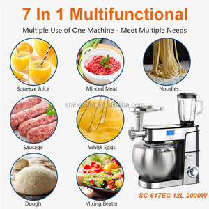 5kg 12L đứng bánh bánh thực phẩm trộn nhà bếp ý nhà máy xoắn ốc bánh mì thương mại bột trộn với máy xay sinh tố - Product Image 5