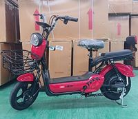 Vélo électrique de ville OEM ODM pas cher, scooter électrique 48V 350W, mini vélo électrique de ville pour les trajets de courte distance