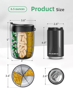 Boîte de rangement transparente pour pilules en plastique de qualité alimentaire, étanche à l'humidité, organisateur de médicaments pour pilules et vitamines, vente en gros - Product Image 3
