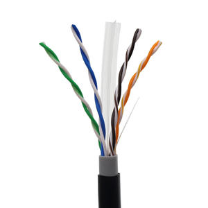 Cable Ethernet CAT6 para Exteriores, 1000 Pies, UTP, Sin Blindaje, Cable de Red LAN, 550MHz, 23AWG, <span class=keywords><strong>0.55mm</strong></span>, Cobre Completo, Negro, para Entierro - Product Image 4