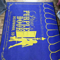 Tapis d'Accueil Commercial HM en Nylon, Surface Imprimée Personnalisée, Dos Antidérapant en Caoutchouc pour Entrées Intérieures