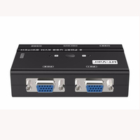 Commutateur VGA 2 ports MT-VIKI avec USB, fabriqué au Guangdong, modèle exclusif
