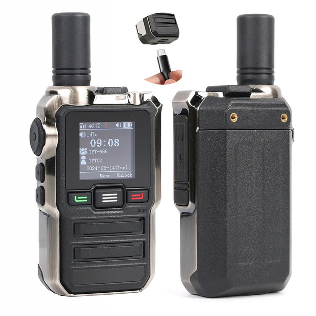 K510 2G 4G Poc Network Radio with GPS APRS Support Dual Sim Card Unlimited Distance Wireless Real PTT Walkie Talkie Mobile Phone