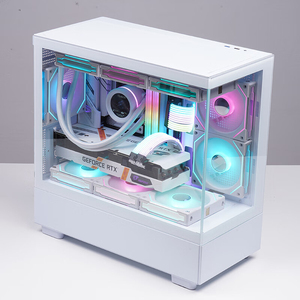 OEM Computer Dual-Chamber Gaming PC Case 5 5600 CPU RTX5060TI-16G Graphics 16G <b>RAM</b> 1TB SSD Gaming Desktop PC Right-Size Gaming P - Product Image 2