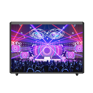Écran LED portable noir P2.5 couleur pleine pour événements, fêtes, bars nocturnes, animations musicales et graphiques – Idéal pour les cabines <span class=keywords><strong>photo</strong></span> DJ - Product Image 2