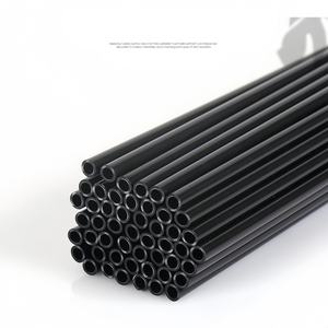 <strong>Black</strong> PP Plastic Tubes Hollow Tube Extruded Round Polypropylene Plastic <strong>Tubing</strong> Custom Thin Small Plastic Tubes Pipes L500mm - Product Image 3