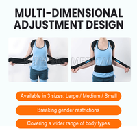 Le correcteur de posture dorsale en alliage d'aluminium personnalisé de Shiheng Medical offre un soulagement des maux de dos et convient aux hommes et aux femmes