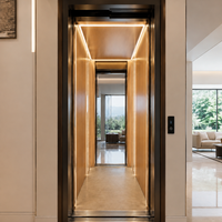 Ascensore per Villa di Qualità Superiore, Capacità di Carico 400kg, Scelta Popolare, Ascensore Domestico Interno a 4 Piani, Facile Installazione, Elevatore per Casa