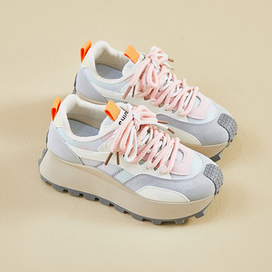 2025 primavera nuove <span class=keywords><strong>scarpe</strong></span> <span class=keywords><strong>da</strong></span> corsa sportive Casual <span class=keywords><strong>da</strong></span> <span class=keywords><strong>donna</strong></span> in stile coreano <span class=keywords><strong>con</strong></span> spesse Sole fodera in schiuma HL876-1 vantaggio economico - Product Image 6