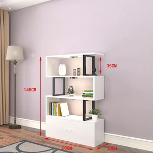 Meilleures ventes : Étagère de présentation pour salon de coiffure, meuble de rangement en bois, bibliothèque - Product Image 5