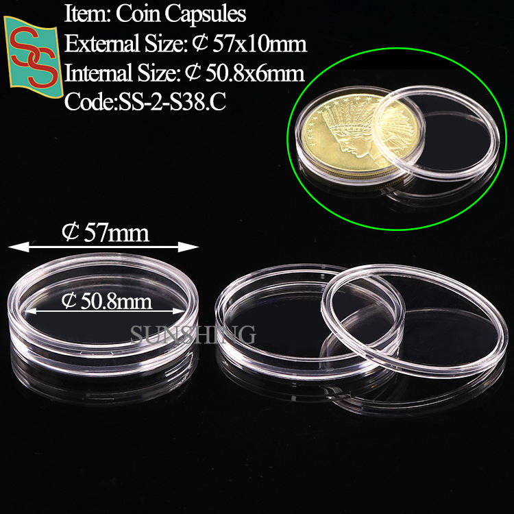 50mm Coin Capsules
