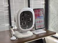 Analyseur de peau intelligent portable à IA, détecteur cutané facial, analyseur de pigmentation, rides, sébum, pores et problèmes de vieillissement cutané