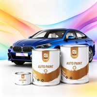 Peinture de finition automobile 2K couleur unie pour la réparation de carrosserie et le système de revêtement de voiture