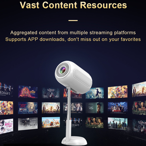 โปรเจคเตอร์ขนาดเล็กพกพา ปี 2025 ไฟฉายอัจฉริยะ ความละเอียด 4K FHD 1080P โปรเจคเตอร์พกพาสำหรับดูหนังนอกบ้านและในบ้าน รองรับ Iphone 15 - Product Image 4