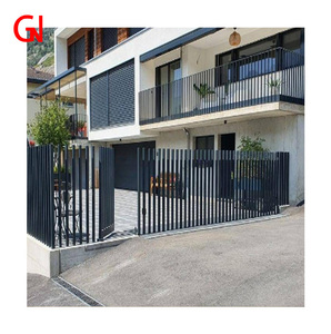 Rampe d'<span class=keywords><strong>escalier</strong></span> en alliage d'aluminium robuste et durable, revêtement <span class=keywords><strong>PVC</strong></span>, design contemporain, <span class=keywords><strong>garde</strong></span>-<span class=keywords><strong>corps</strong></span> exclusif pour villas extérieures - Product Image 1