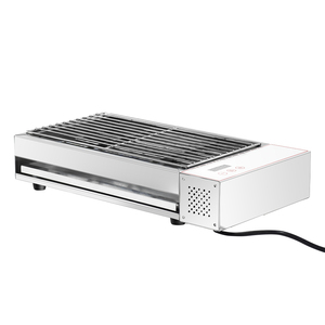 Máquina de parrilla eléctrica comercial de acero inoxidable Parrilla de barbacoa eléctrica sin humo para interiores para restaurante o tienda de comida rápida de barbacoa - Product Image 2