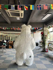 Animale bianco <span class=keywords><strong>orso</strong></span> mascotte film personalizzato molti colori <span class=keywords><strong>di</strong></span> natale gonfiabile animale mascotte Costume - Product Image 2
