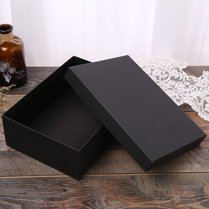 Wholesale Ready Stock Big Black Cardboard Gift Boxes in Various Sizes