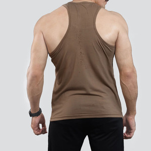 Custom Logo Eco-Friendly Quick Dry Tank Top Lightweight Muscle <b>Singlet</b> Best Quality Made in Pakistan Breathable Tank Top <b>For</b> <b>Men</b> - Product Image 6