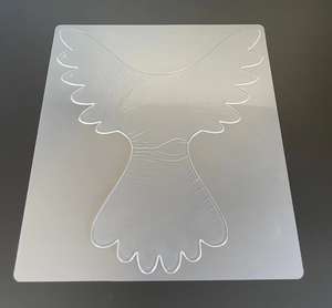 للبيع بالجملة وسادات صدر سيليكون فراشة شفافة ذهبية قابلة لإعادة الاستخدام-رقع صدر بجناح الملاك الأكثر مبيعًا توريد من المصنع - Product Image 1