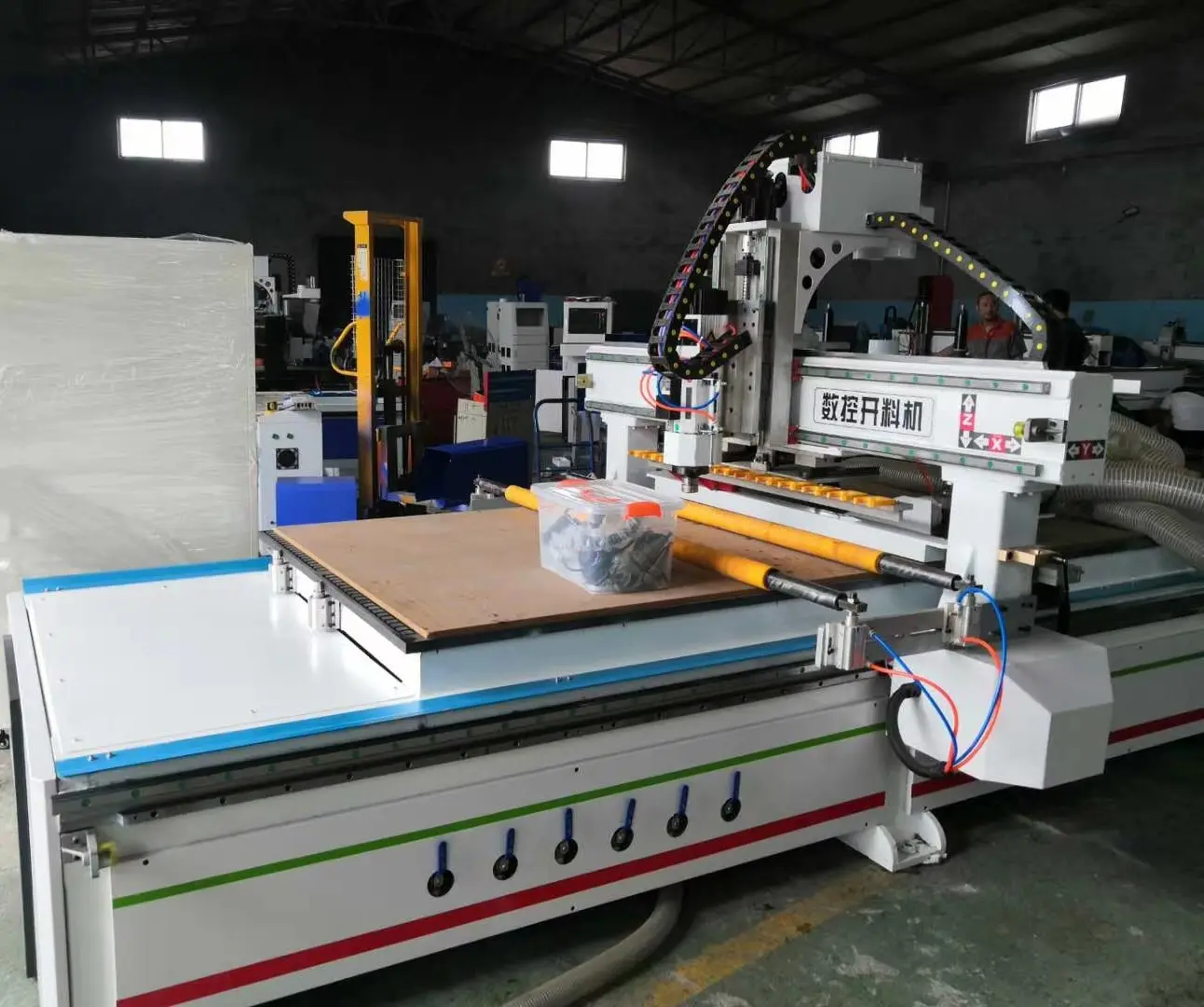 Auto tool changer ATC CNC Router for MDF wood PVC acrylic aluminum alucobond stone marble granite Foam KT board plastic
