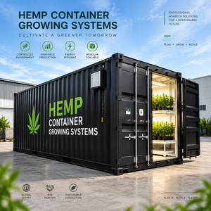 Contenedor Inteligente Automatizado para Cultivo de Semillas con Luz LED de Espectro Completo, Unidad de Cultivo Acuapónico y Aeropónico Interior con Cubierta de HDPE - Product Image 1