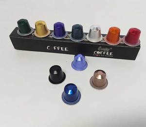 Tùy chỉnh logonespresso tương thích nhôm viên nang cà phê Nespresso nhôm lá rỗng viên nang cà phê - Product Image 2