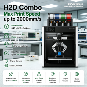 Versión Global Bambu H2D, Teléfono Inteligente Inalámbrico Desbloqueado de Fábrica, Control Remoto por WiFi, Impresora 3D A2L/P1SC/P2SC/H2SC/H2D - Product Image 1