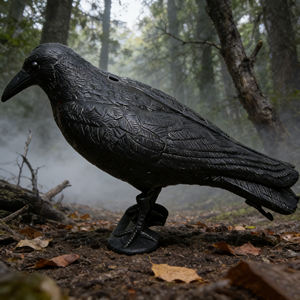 Offre Spéciale : Leurre réaliste en plumes de corbeau noir pour la chasse en extérieur, léger et résistant à l'eau en PE - Product Image 4