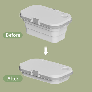 Đa Chức Năng Di Động Công Suất Lớn Cắm Trại Bảng Lưu Trữ Giỏ Có Thể Gập Lại Ngoài Trời Dã Ngoại Giỏ Hộp Với Bìa - Product Image 6