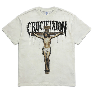 T-shirt décontracté pour homme en coton tricoté 100% uni, effet vieilli, coupe ample, 150 GSM, imprimé DTG - Product Image 1