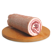 Rouleau de porc séché à la pancetta sans gluten de grande qualité du fabricant italien avec longue durée de conservation dans un emballage sous vide