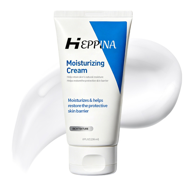 Private Label OBM Moisturizing Face & Body Cream with Hyaluronic Acid Protective Skin Barrier & Hydration for Dry Skin