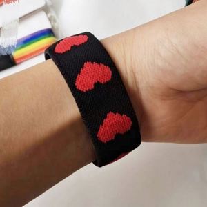 Bracelet en polyester pour sublimation, bracelet d'identification pour événements, bracelet élastique personnalisé imprimé avec logo - Product Image 2