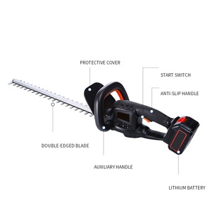 Taille-haie et sécateur sans fil au lithium-ion brossé pour usage domestique et jardinage DIY, multifonction, Chine - Product Image 4