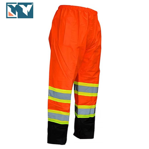 Traje Impermeable de Alta Visibilidad, Chaqueta y Pantalón de Poliéster Oxford <span class=keywords><strong>para</strong></span> Trabajo de Construcción - Product Image 2