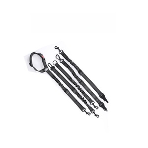 Sabuk pengaman mobil anjing, hitam, nilon, dapat diatur, Multifungsi, klip perjalanan keselamatan reflektif dengan pita pola Solid, <span class=keywords><strong>Harness</strong></span> mobil hewan peliharaan - Product Image 4