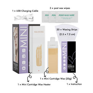 Customize Precision Hair Removal Mini Convenient Portable <b>Wax</b> <b>Roller</b> Cartridge <b>Wax</b> Heater Kit For On-the-go Use - Product Image 6