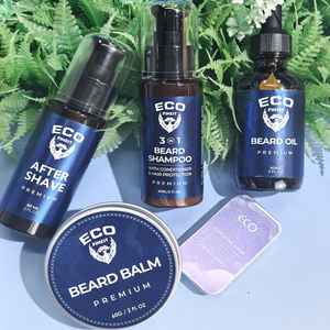 Huile et <span class=keywords><strong>baume</strong></span> de croissance de barbe biologique à étiquette privée, shampoing à barbe, eau de Cologne, soin de la barbe, coffret cadeau, argan, jojoba - Rafraîchissant - Product Image 3