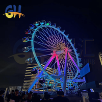 Le parc forain monte l'équipement touristique de parc d'attractions grande roue extérieure de 55m à vendre