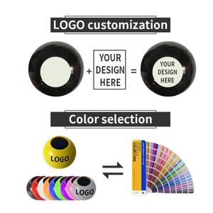 Nuevo Juguete Mágico Novedoso con Luz LED y Logotipo Personalizado, Mini Bola 8 de Color Morado y Negro para Fiestas y Diversión - Product Image 6
