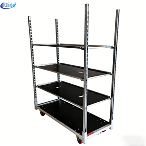 Chariot à fleurs hollandais à 3 niveaux en contreplaqué avec grandes roues en PP, chariot à main électro-galvanisé pour le transport de plantes et de fleurs en pépinière - Vente <span class=keywords><strong>chaude</strong></span> - Product Image 1