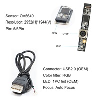 Capteur CMOS OV5640 HD 5MP de haute qualité, Module de caméra usb Autofocus, fabricants de pcb pour machine publicitaire d'ordinateur portable