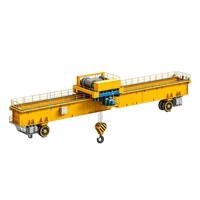 Pont roulant de nouvelle construction, type QD 350-450, à commande PLC, motorisé, avec crochet de 360/80 tonnes, portée de 19 m et hauteur de levage de 24 m