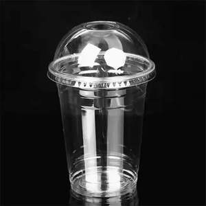Vente en gros de gobelets jetables en PET transparent pour boissons froides de 98 mm de diamètre avec impression de logo - Product Image 2